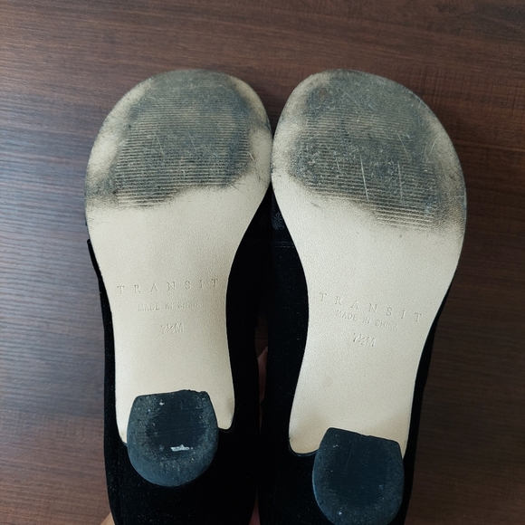 Vintage Victorian New York Transit Suede Leather Embroidered Pumps Size 7.5M - Picture 8 of 9